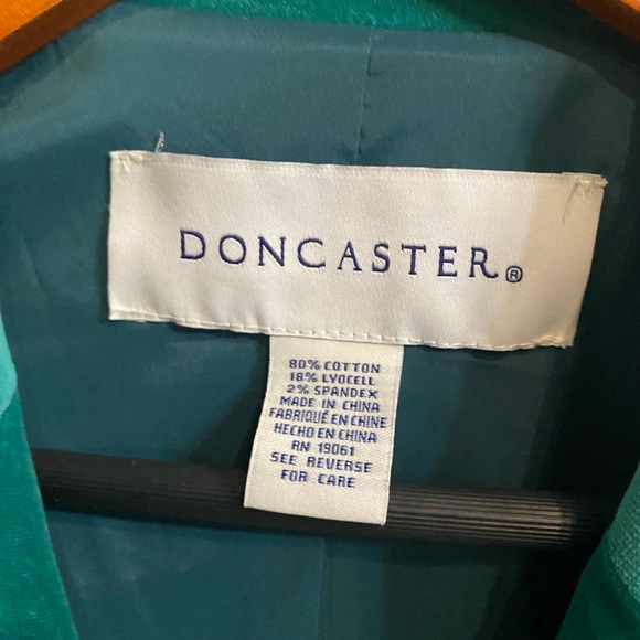 Don Caster Kelly green velvet blazer 10P - Picture 8 of 10